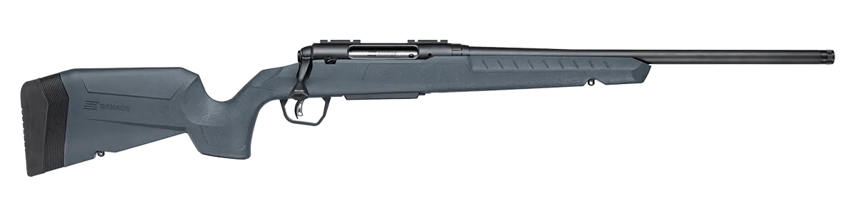 Savage Arms 33129 Axis 2  308 Win 4+1 20" Matte Black Carbon Steel Threaded Barrel, Drilled & Tapped Receiver, Gray Fixed w/Pistol Grip Synthetic Stock, Right Hand