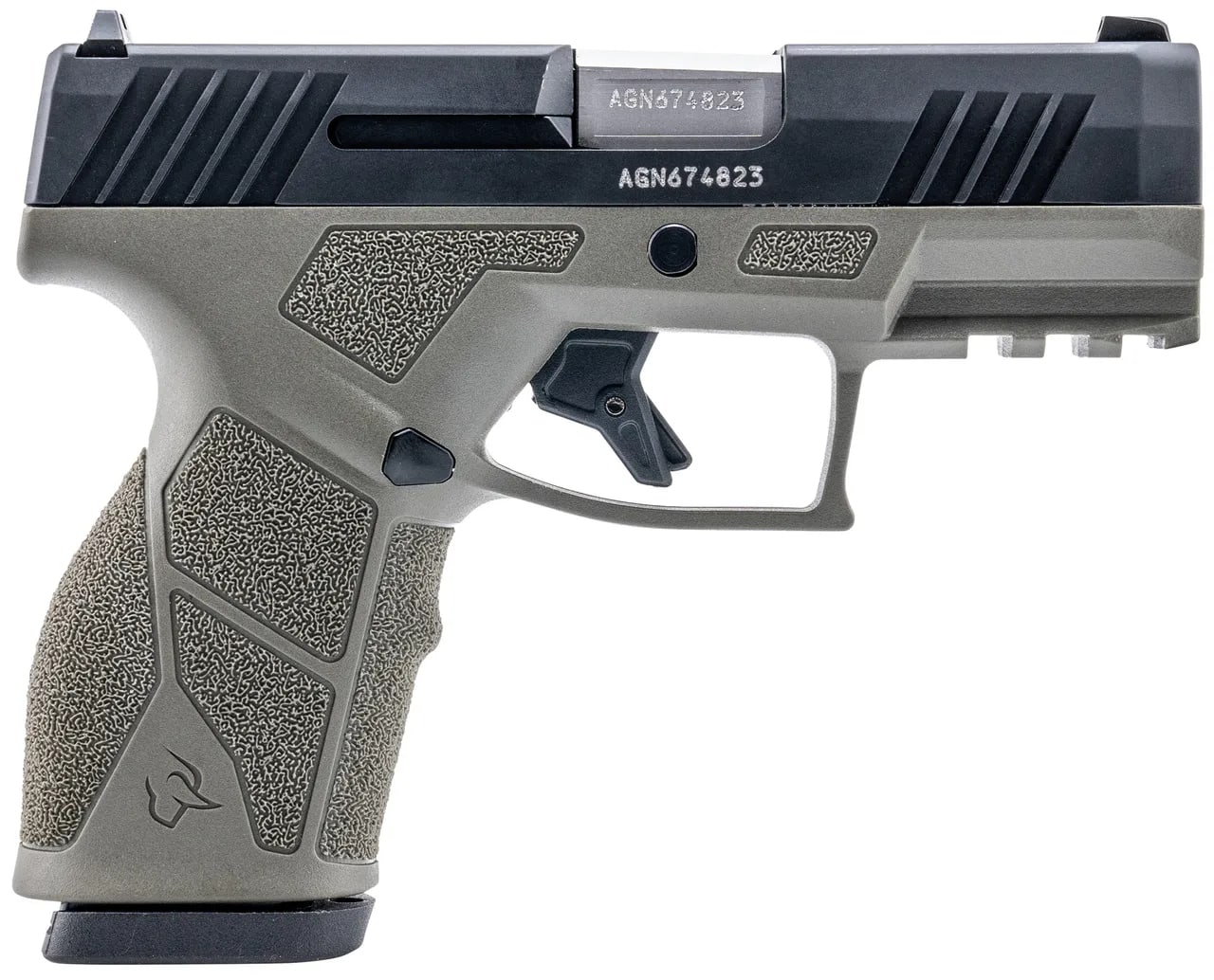Taurus 1-GX2931O GX2 9mm Luger 13+1 3.37" Matte Stainless Steel Barrel, Matte Black Serrated Stainless Steel Slide, OD Green Polymer Frame w/Picatinny Rail, Polymer Grip