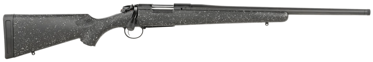 Bergara Rifles B14S504C B-14 Ridge 22-250 Rem 4+1 22" Graphite Black Cerakote Barrel, Graphite Black Cerakote Steel Receiver, Gray Speckled Black Fixed American Style Stock, Right Hand