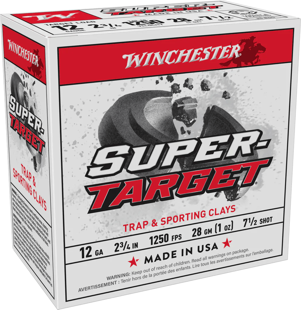 Winchester Ammo TRGT12507 Super-Target Light Target 12Gauge 2.75" 1oz 7.5Shot 25 Per Box/10 Case