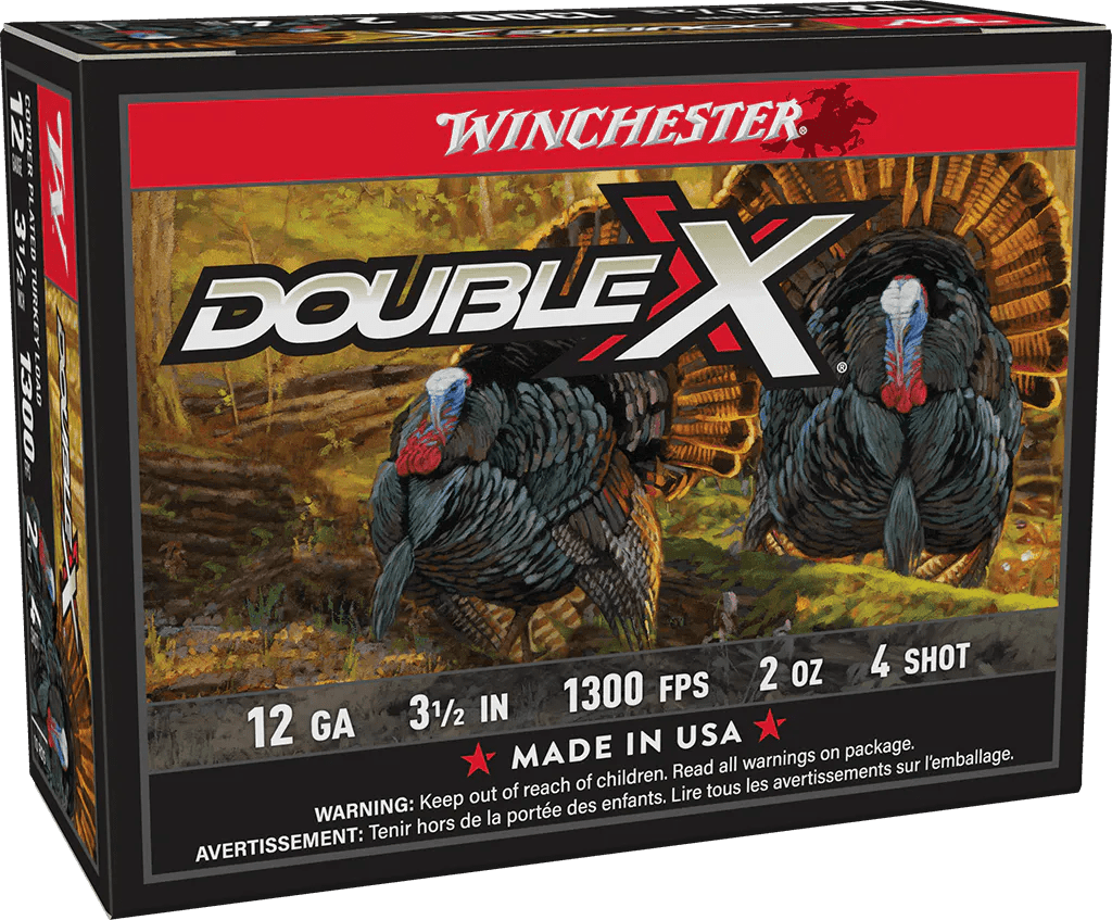 Winchester Ammo STH12354 Double X High Velocity Turkey 12Gauge 3.50" 2oz 4Shot 10 Per Box/10 Case