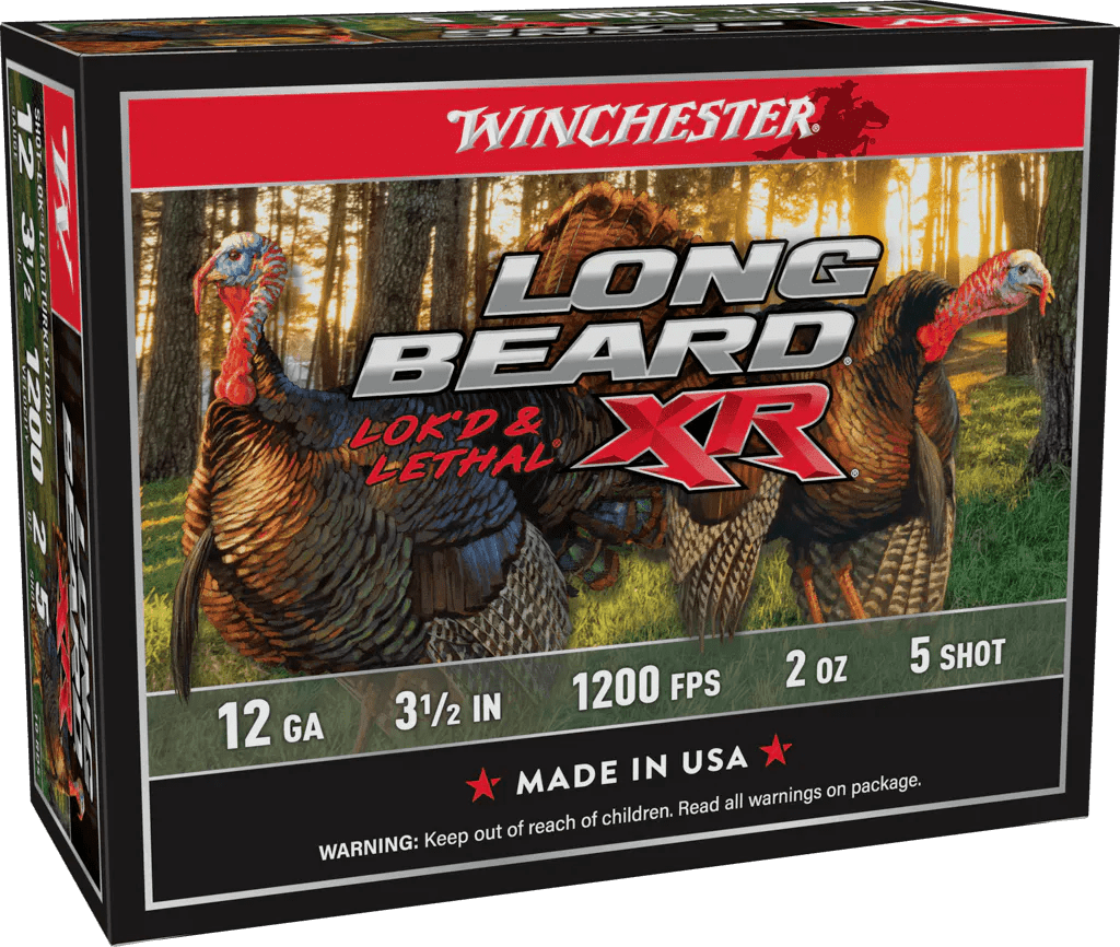 Winchester Ammo STLB12L5 Long Beard XR Shot-Lok 12Gauge 3.50" 2oz 5Shot 10 Per Box/10 Case