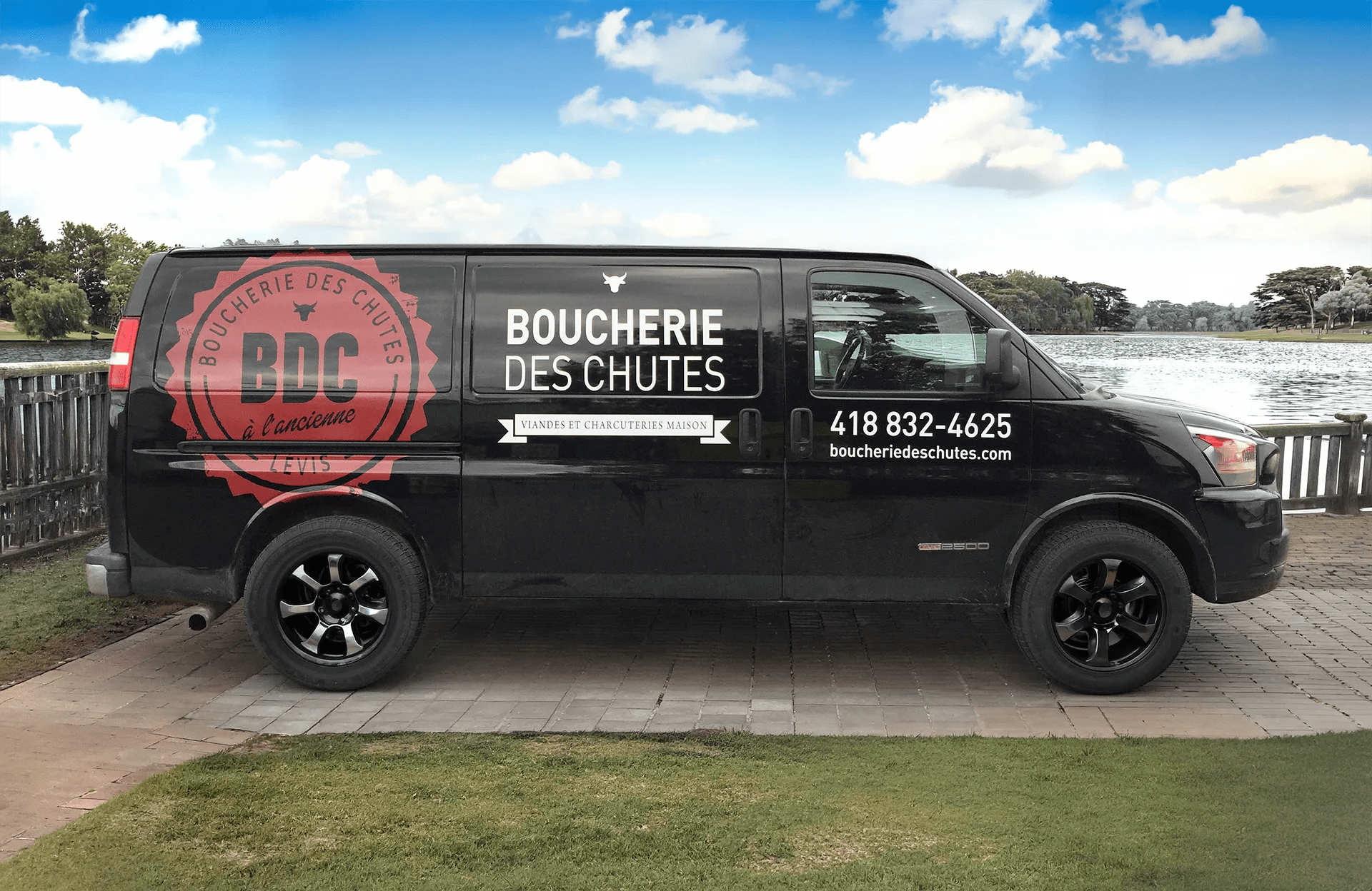 6 Affichage véhicule — affichage-vehicule-boucherie-des-chutes3_jhptyg