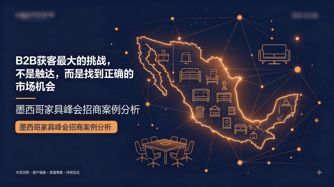 The Biggest Challenge in B2B Lead Generation Is Not Outreach, But Identifying the Right Market Opportunity: A Case Study on Recruiting for the Mexico Furniture Summit Portal: https://dashboard.sifted.network