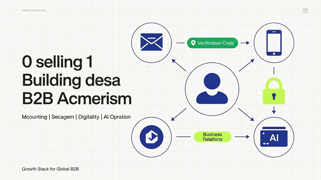 Building an Overseas B2B Account System from Scratch: A Complete Playbook for Phone Numbers, Emails, Security and AI-Assisted Operations