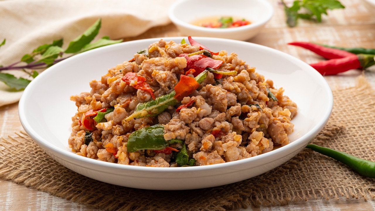 Pad Kra Pow (Thai Basil Pork)