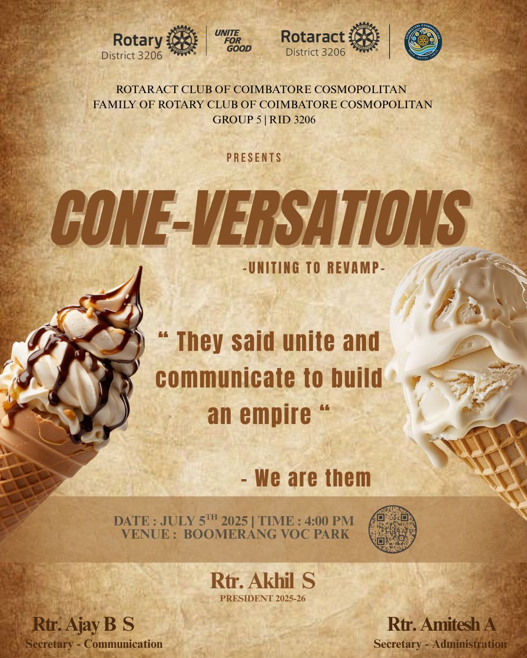 CONE-VERSATIONS