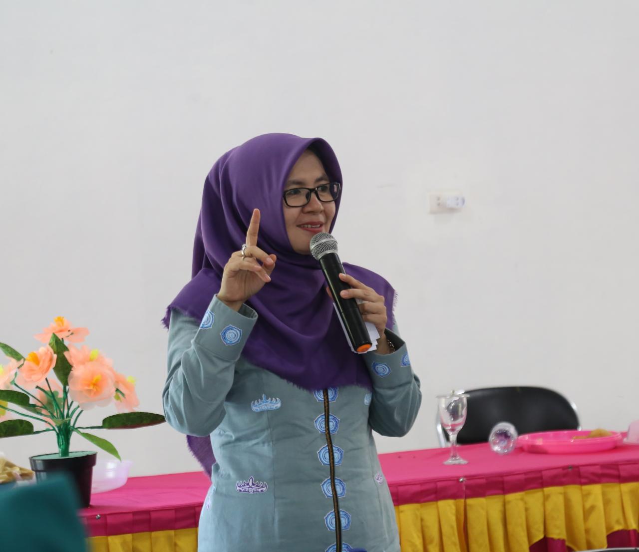 Ketua TP-PKK Pesibar Lakukan Pembinaan Kader Dipekon Biha