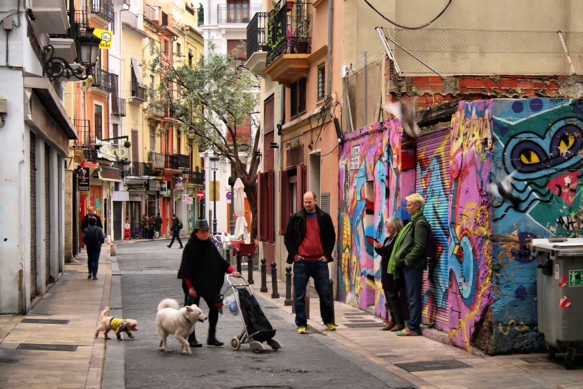 street art streets of valencia