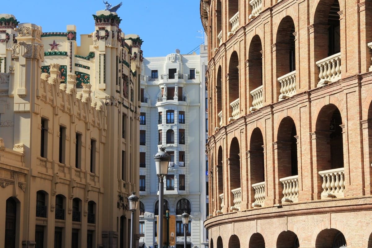 buildings of Valencia