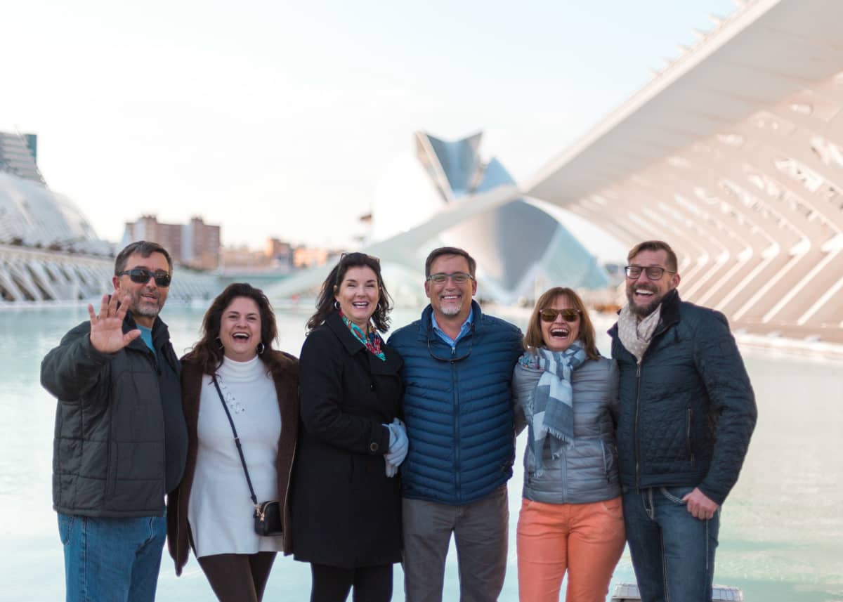 Group tour at City of Arts and Sciences