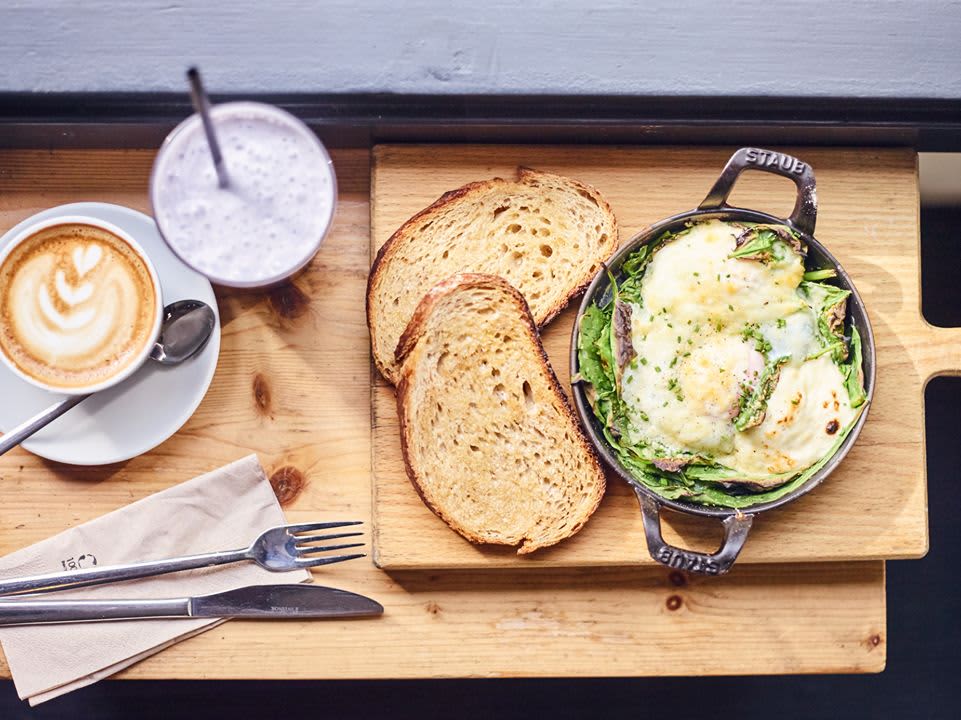 coffee and shakshuka