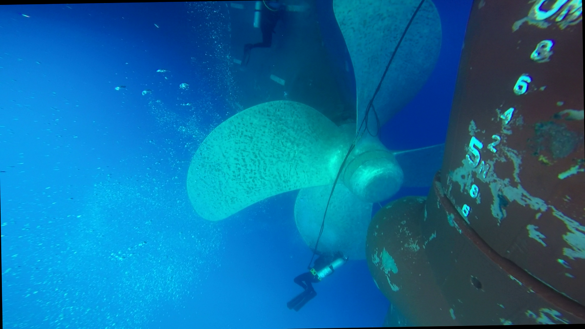 ROV Underwater Condition Survey — Steel Tubular Piles & Vessel Hull CCTV Inspection