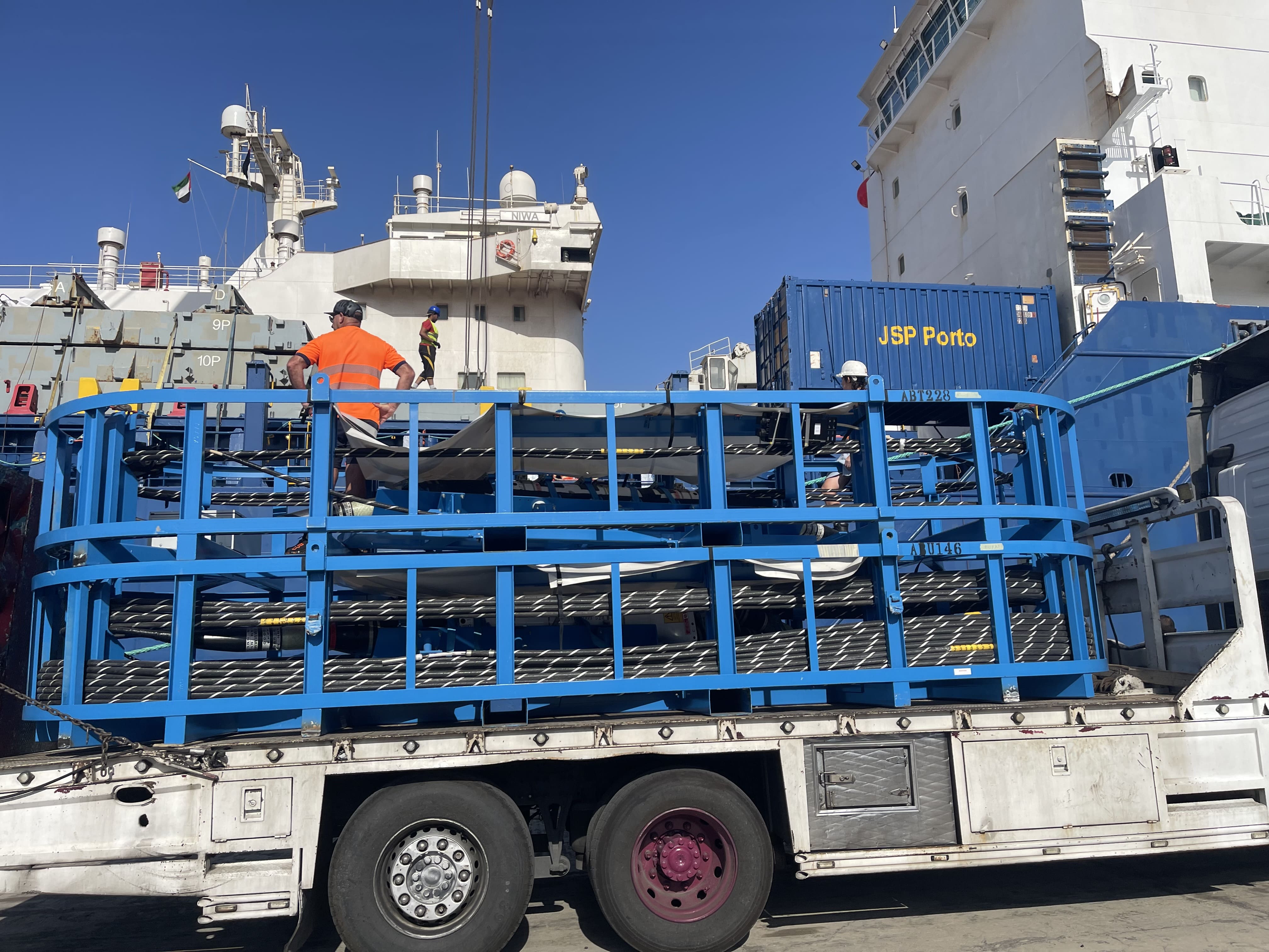 Offshore Submarine Fiber-Optic Cable Transfer — Alcatel Submarine Networks