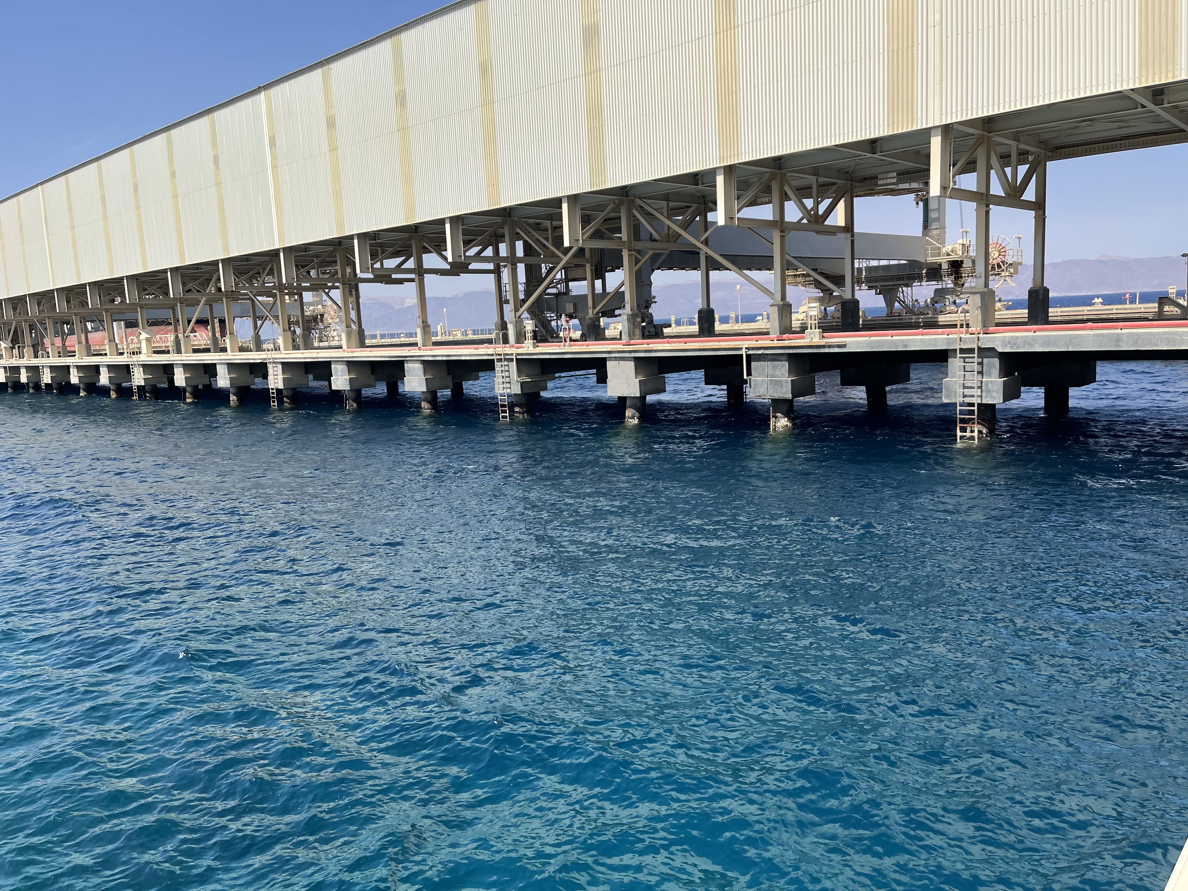 Berth Underwater Inspection, Navigation Channel Cleaning & Tank Repair — Jordan Phosphate Mines