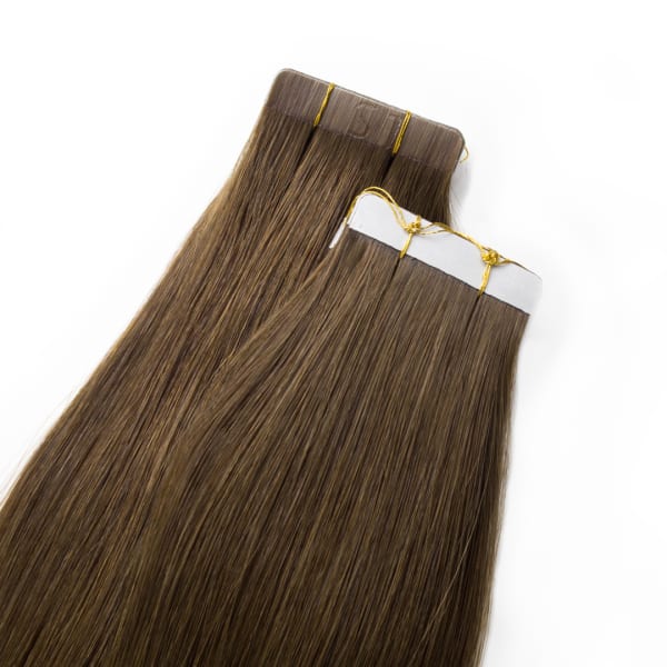 Espresso Tape Hair Extensions - Ultimate Virgin Range - 17 inches / 43 cm