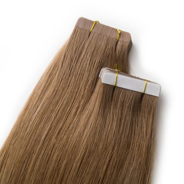 Caramel Tape Hair Extensions - Ultimate Virgin Range - 17 inches / 43 cm