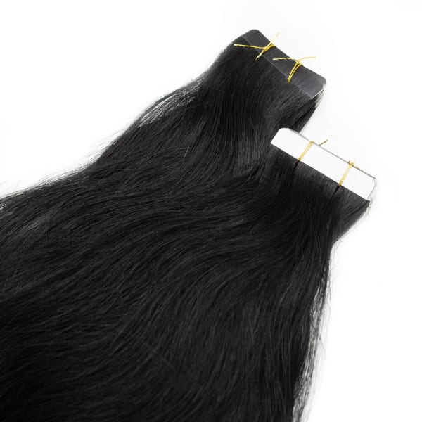 Midnight Tape Hair Extensions - Ultimate Natural Wave - 21.5 inches / 55 cm