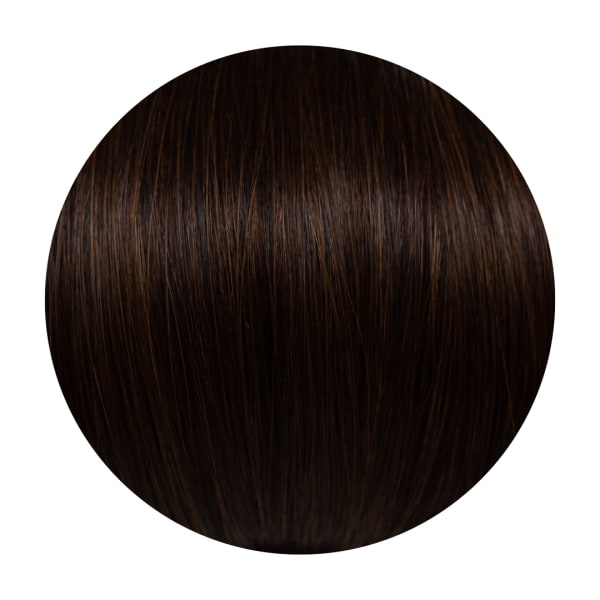 Dark Chocolate Nail Tip Hair Extensions - Ultimate Virgin Range - 17 inches / 43 cm