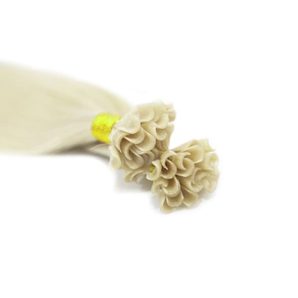 Milkshake Nail Tip Hair Extensions - Ultimate Virgin Range - 17 inches / 43 cm