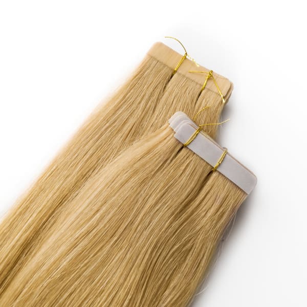 Vanilla Tape Hair Extensions - Ultimate Virgin Range - 17 inches / 43 cm