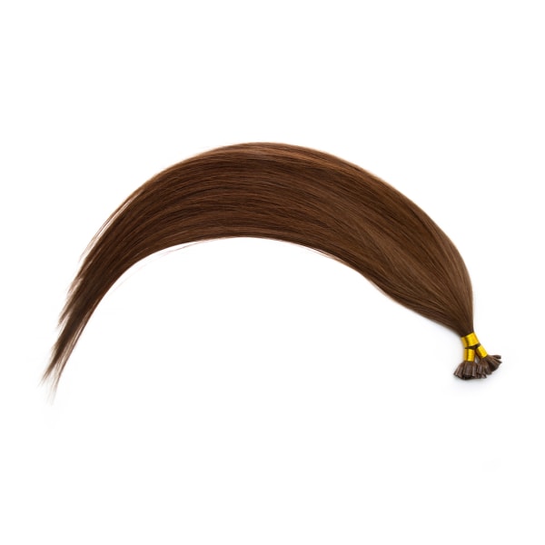 Mocha Nail Tip Hair Extensions - Ultimate Virgin Range - 21.5 inches / 55 cm