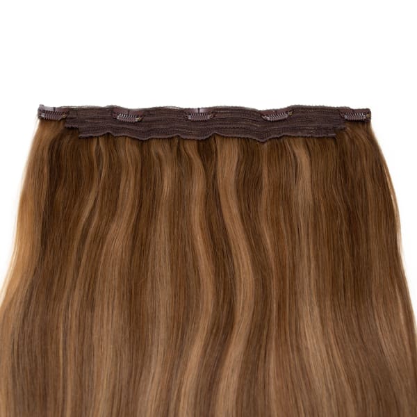 Caramel Blend Human Hair Extensions Clip in 1 Piece