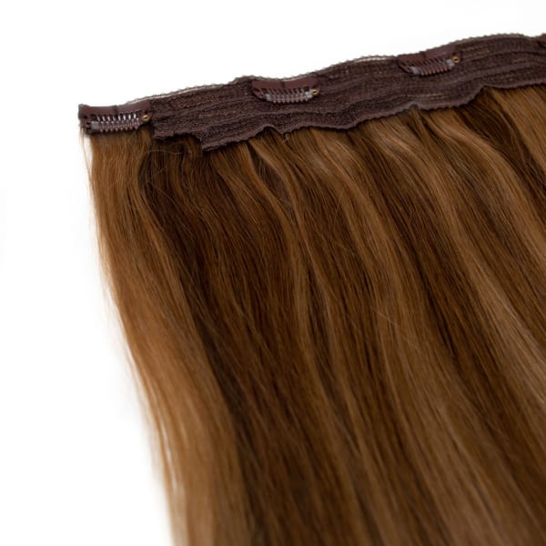Caramel Blend Human Hair Extensions Clip in 1 Piece
