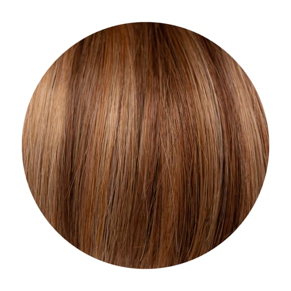 Caramel Blend Human Hair Extensions Clip in 1 Piece