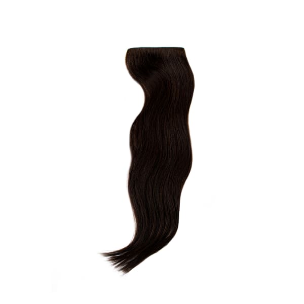 Dark Chocolate Tape Weft Hair Extensions Invisible - Ultimate Virgin Range - 17 inches / 43 cm