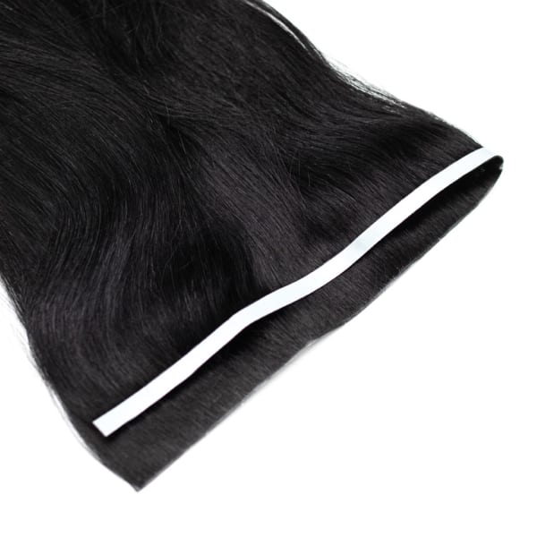 Midnight Tape Weft Hair Extensions Invisible - Ultimate Virgin Range - 21.5 inches / 55 cm