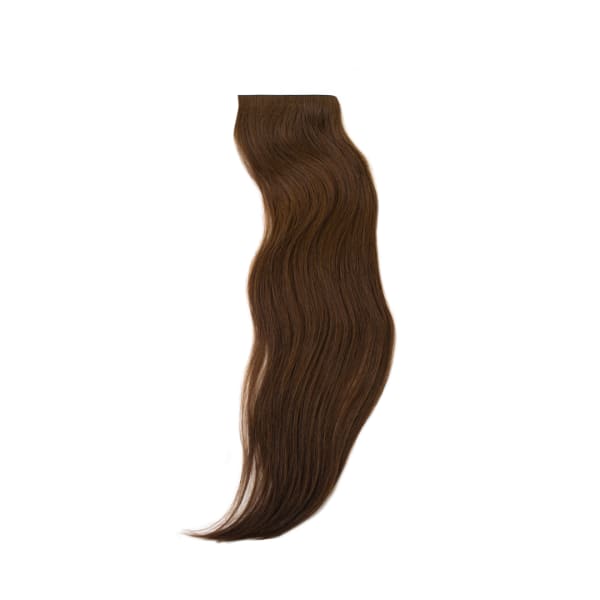 Espresso Tape Weft Hair Extensions Invisible - Ultimate Virgin Range - 21.5 inches / 55 cm