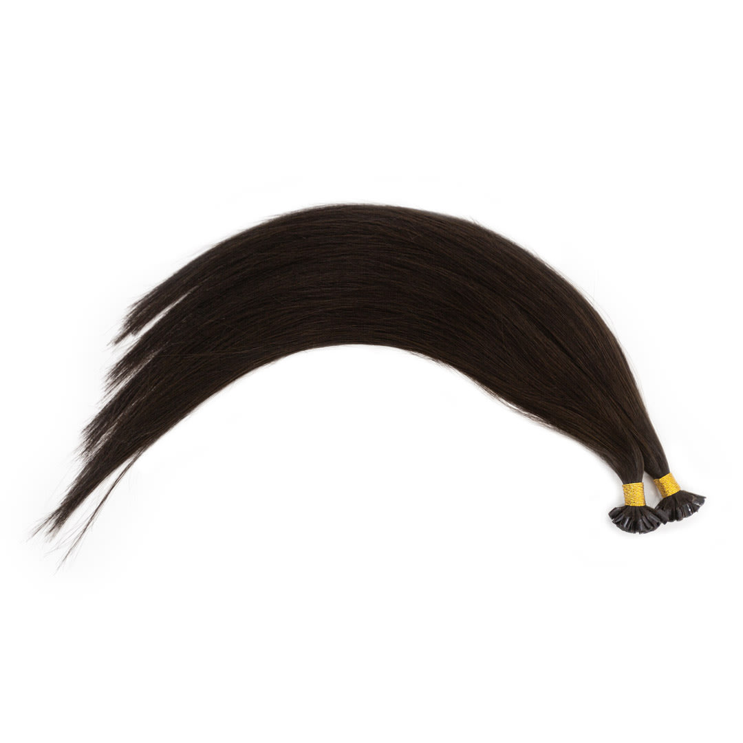 Caviar Nail Tip Hair Extensions - Ultimate Virgin Range - 17 inches / 43 cm