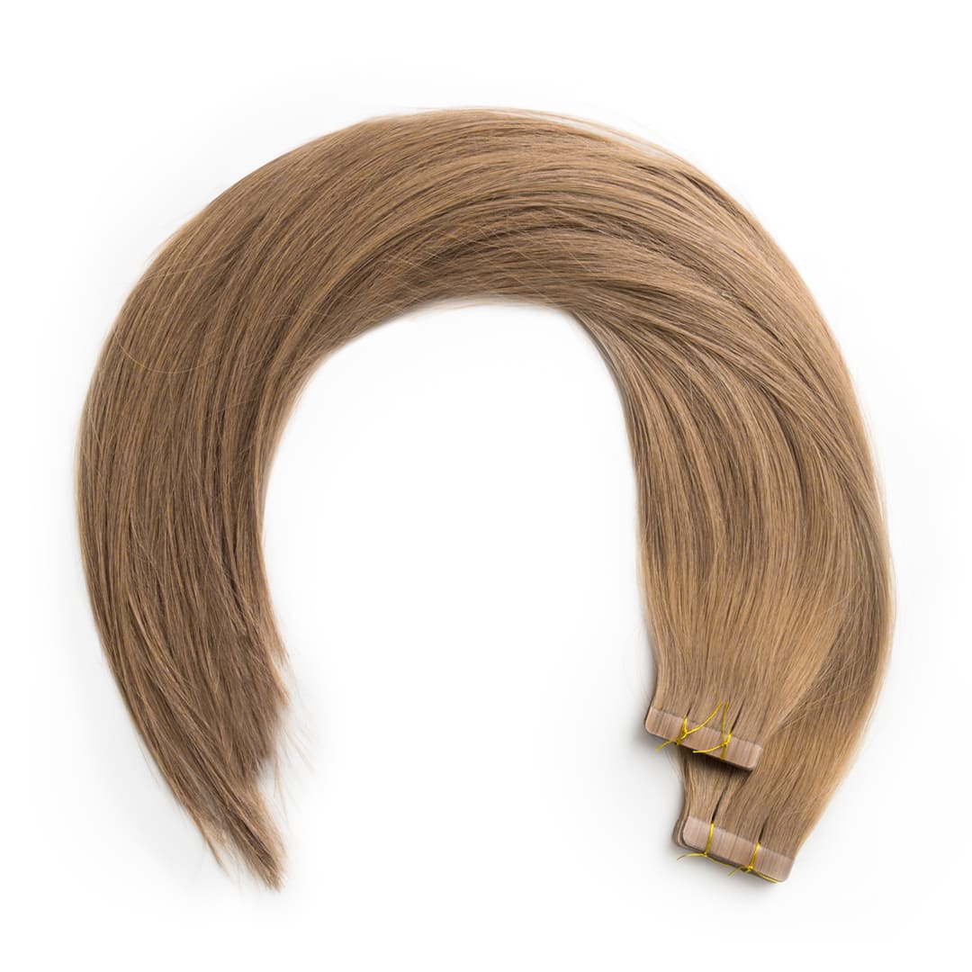Cinnamon Tape Hair Extensions - Ultimate Virgin Range - 17 inches / 43 cm