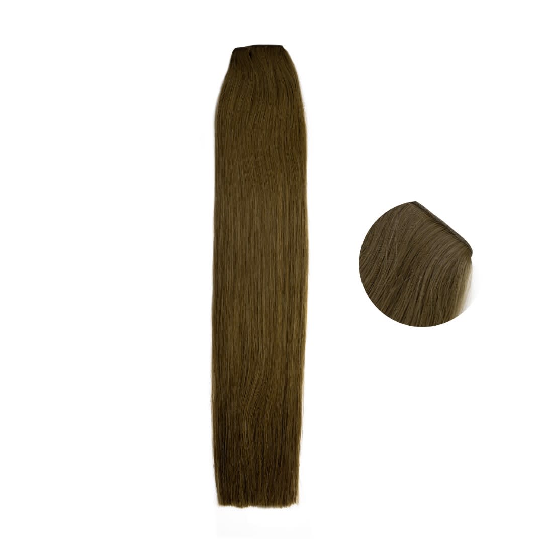 Mocha Genius Weft Hair Extensions - Ultimate Virgin Range - 24 inches / 60 cm