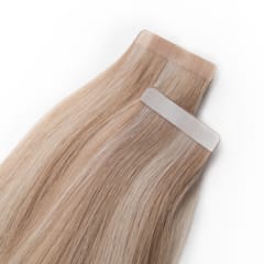Milkshake/Cinnamon Tape Hair Extensions - Ultimate Virgin Range - 21.5 inches / 55 cm