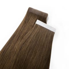 Espresso Tape Hair Extensions - Ultimate Virgin Range - 17 inches / 43 cm