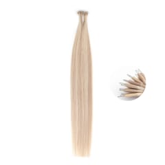 Milkshake/Cinnamon Nano Tip Hair Extensions - Ultimate Virgin Range - 21.5 inches / 55 cm