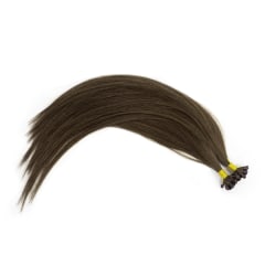Espresso Nail Tip Hair Extensions - Ultimate Virgin Range - 17 inches / 43 cm