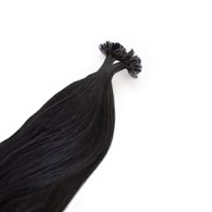 Midnight Nail Tip Hair Extensions - Ultimate Virgin Range - 25 inches / 63.5 cm