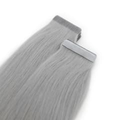 Silver Fox Tape Hair Extensions - Ultimate Virgin Range - 17 inches / 43 cm