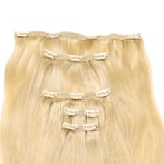 Beach Baby Human Hair Extensions Clip in 5 Piece