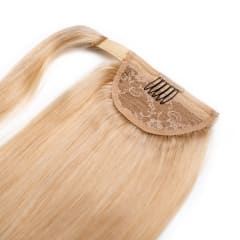 Vanilla Ponytail Human Hair Extensions 21.5-22 inches / 53.5-56 cm