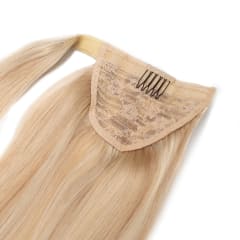 Milkshake/Cinnamon Ponytail Human Hair Extensions 26 inches / 65 cm