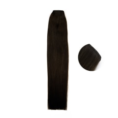 Dark Chocolate Genius Weft Hair Extensions - Ultimate Virgin Range - 24 inches / 60 cm/100g