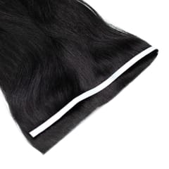 Midnight Tape Weft Hair Extensions Invisible - Ultimate Virgin Range - 17 inches / 43 cm
