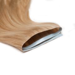 Milkshake/Cinnamon Tape Weft Hair Extensions Invisible - Ultimate Virgin Range - 17 inches / 43 cm