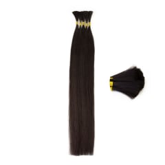 Cacao Bundle Hair Extensions - Ultimate Virgin Range - 21.5 inches / 55 cm