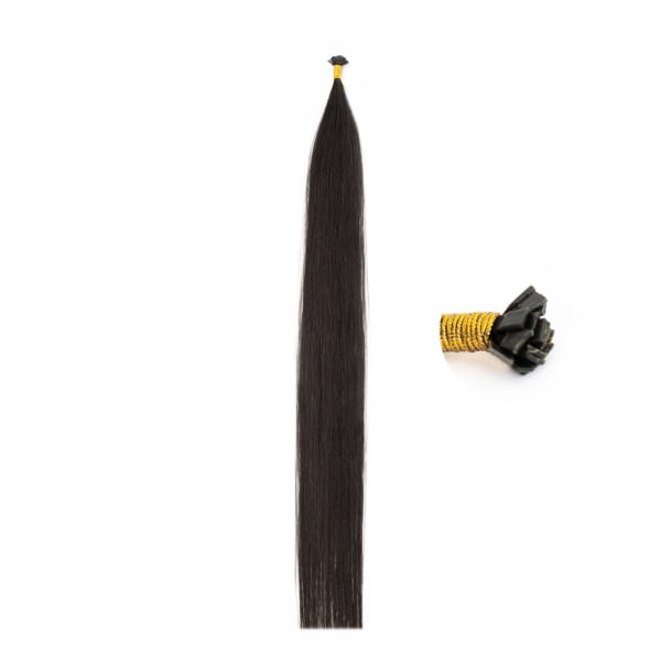 Caviar Flat Tip Hair Extensions - Ultimate Virgin Range - 21.5 inches / 55 cm - 20 Pieces