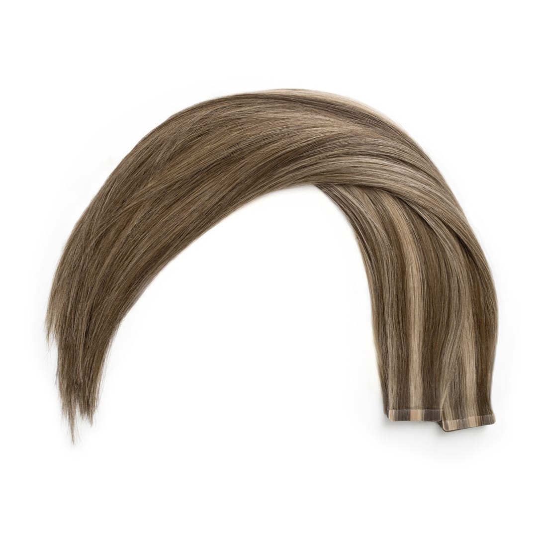 Opal/Mocha Tape Hair Extensions - Ultimate Virgin Range - 25 inches / 63.5 cm